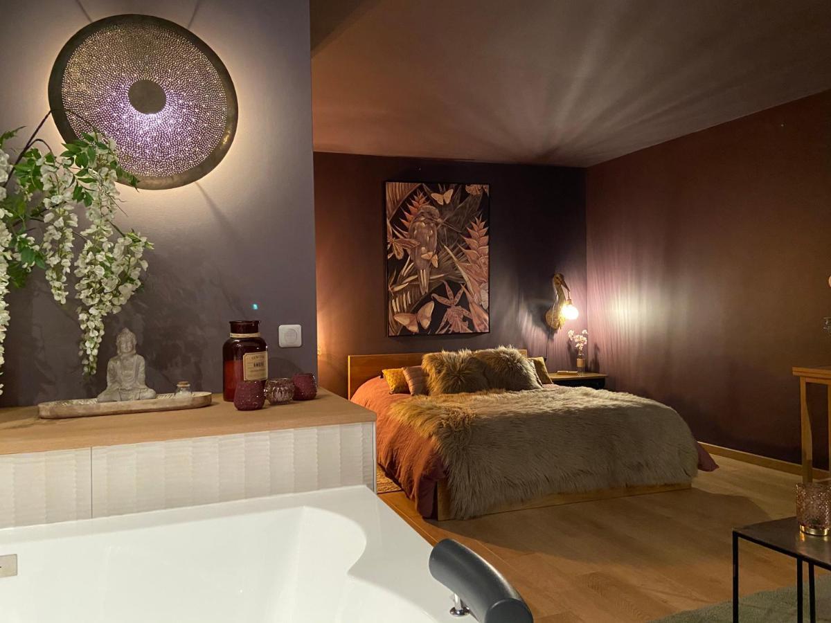La Planque - Chambres Avec Jacuzzi Fleury-en-Biere Buitenkant foto